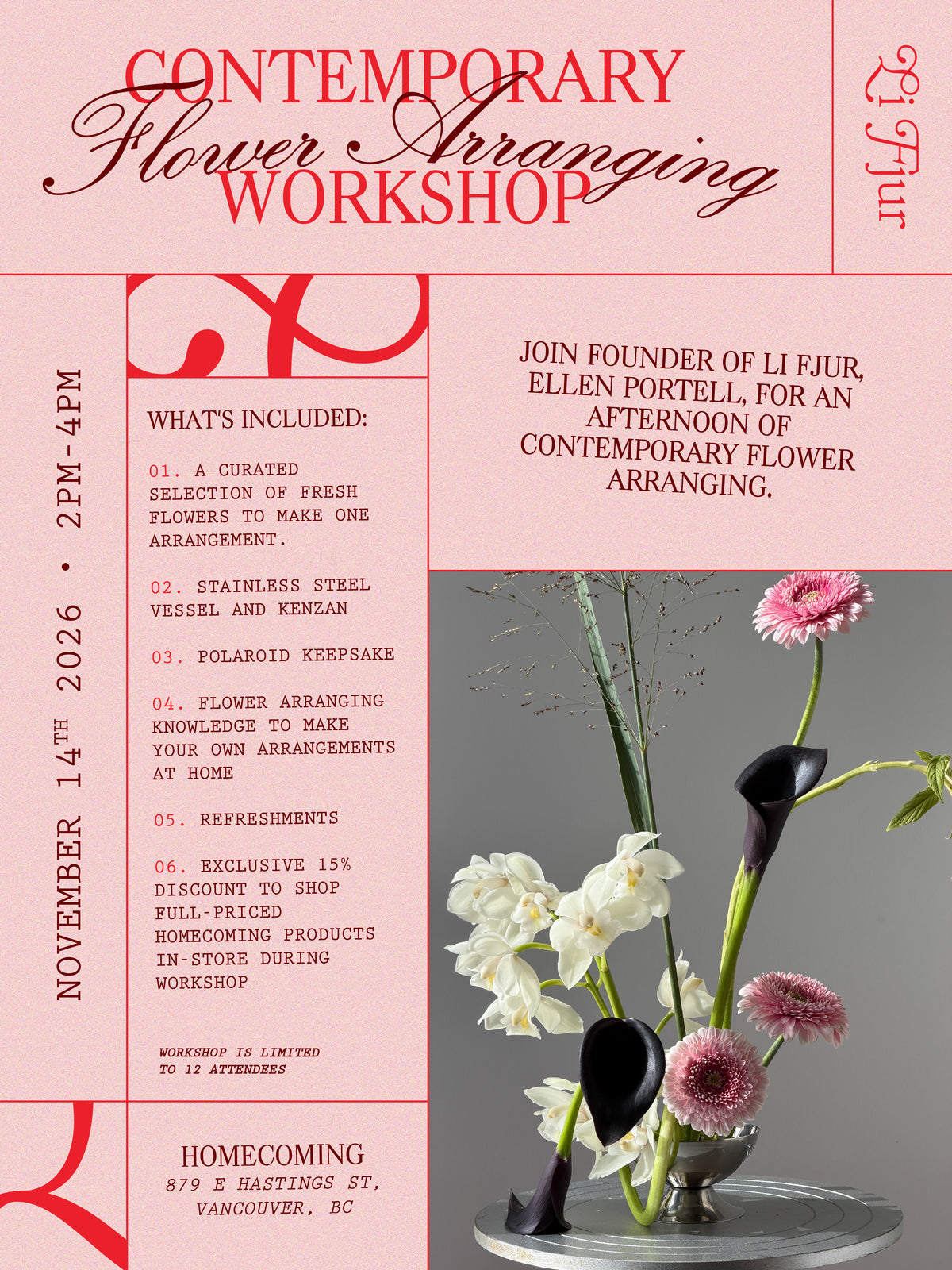 Contemporary Flower Arranging Workshop