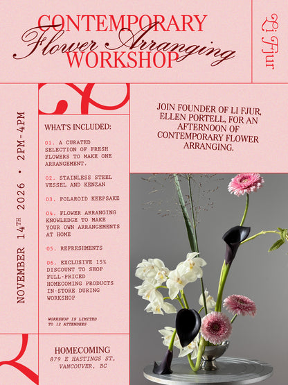 Contemporary Flower Arranging Workshop